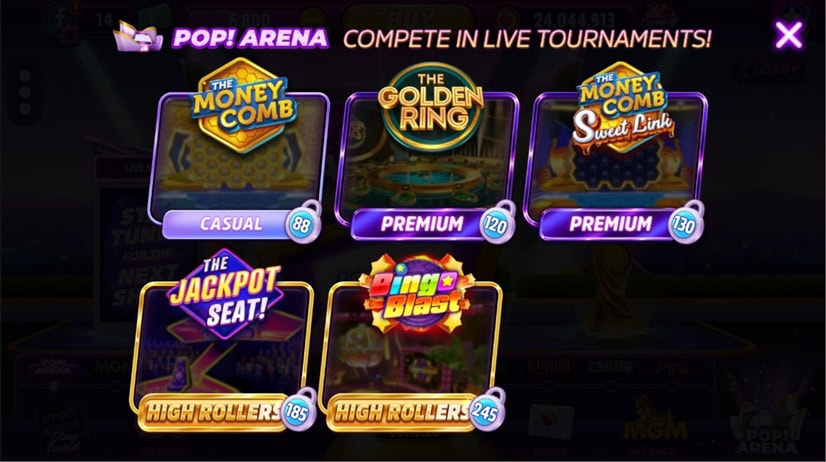 POP! Slots Tournaments