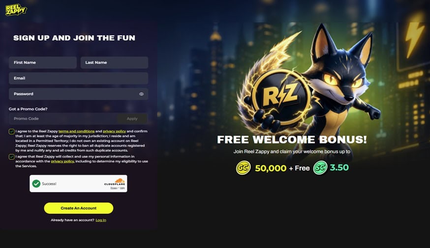Reel Zappy Homepage
