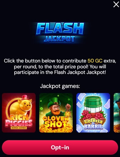 Scarlet Sands Flash Jackpot
