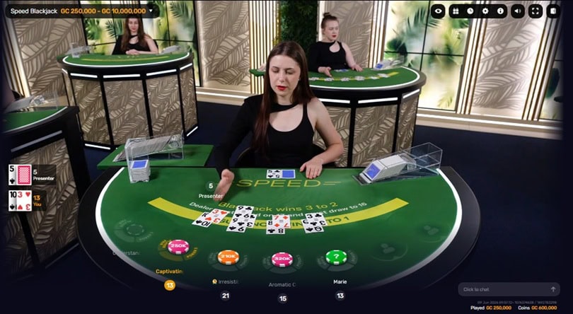 Scarlet Sands Speed Blackjack