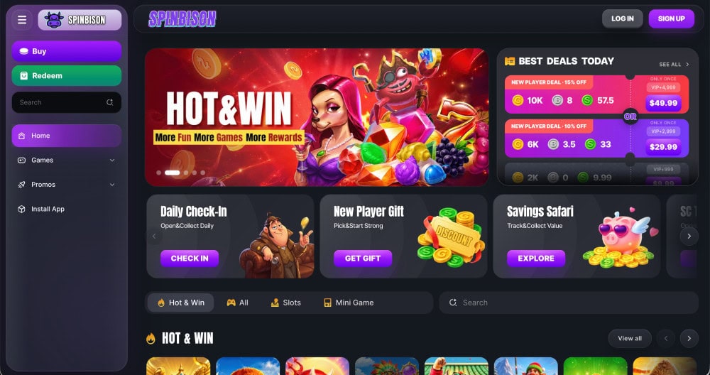 spinbison homepage