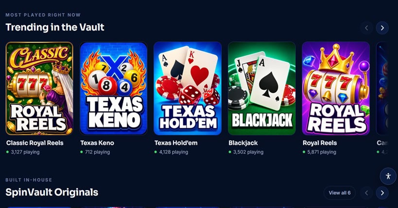 SpinVault Games
