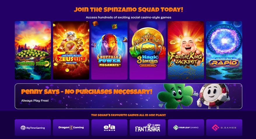 Spinzamo Homepage