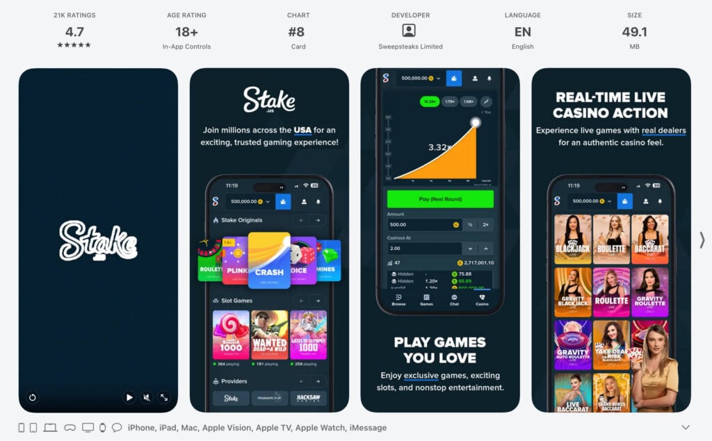 stake.us apple app store