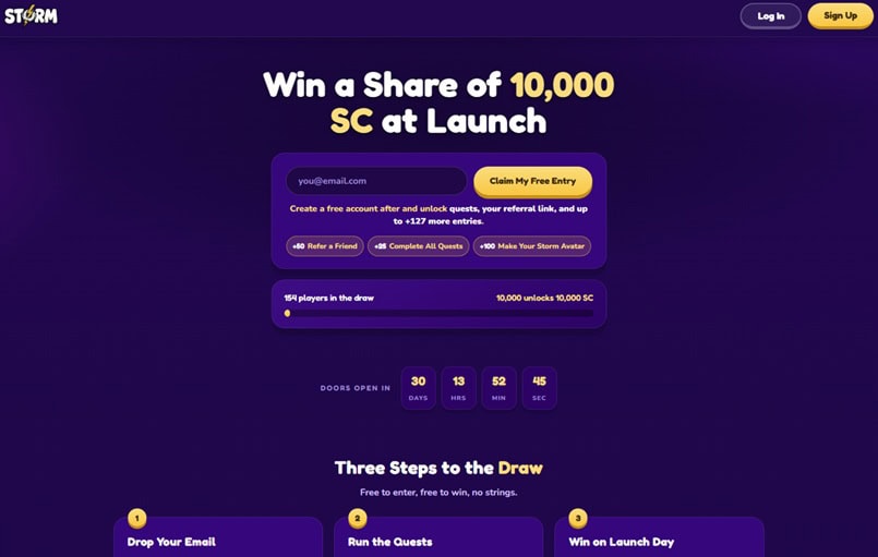 Storm.us Launch Day Giveaway