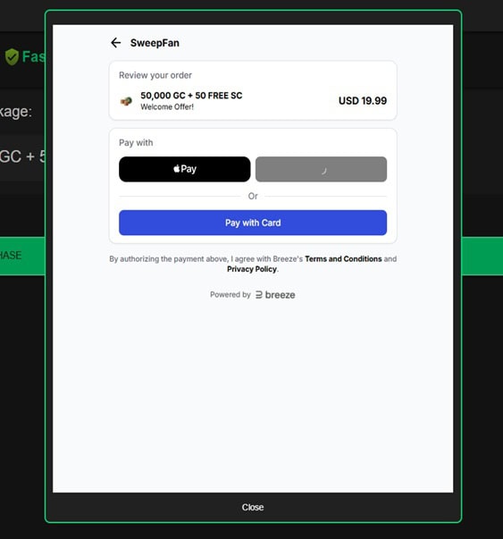 SweepFan Banking