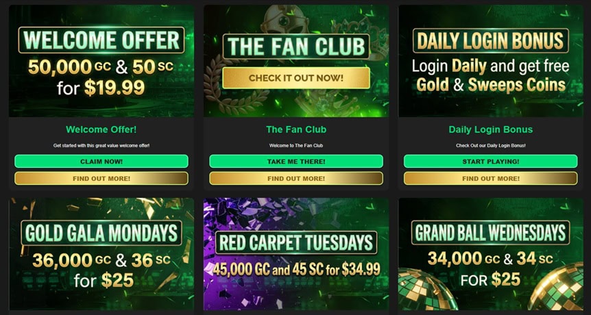 SweepFan Bonuses
