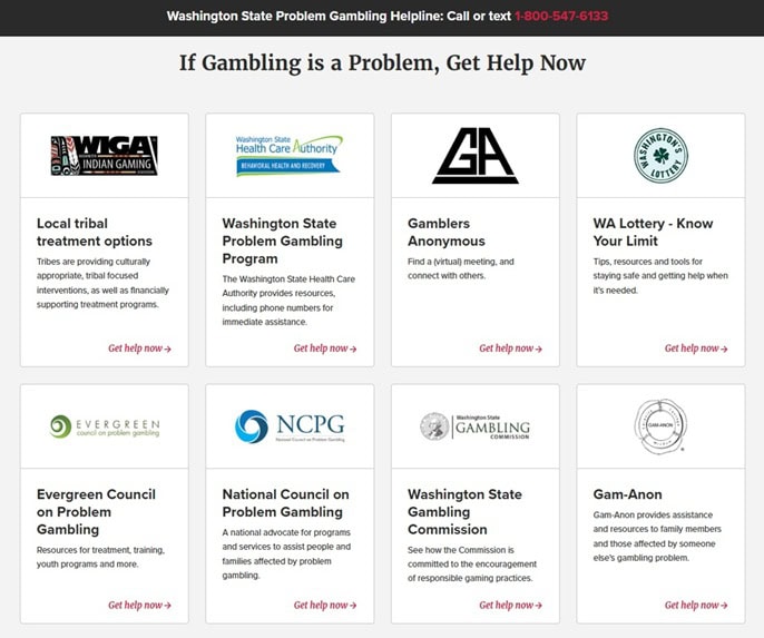 Washington Gambling Helpline