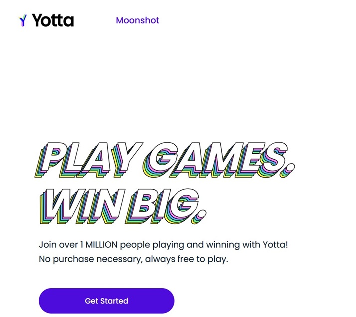 Yotta Homepage