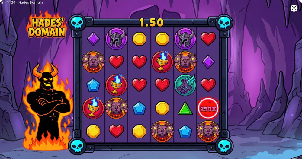Hades' Domain Halloween slot by Backseat Gaming