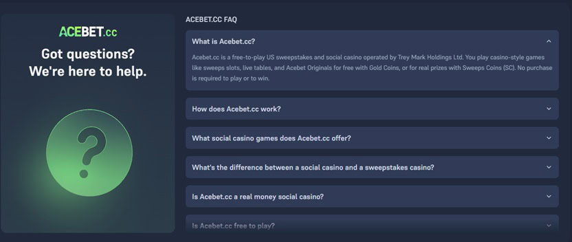 Acebet.cc FAQ