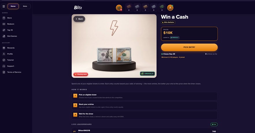 Blitz.us Cash