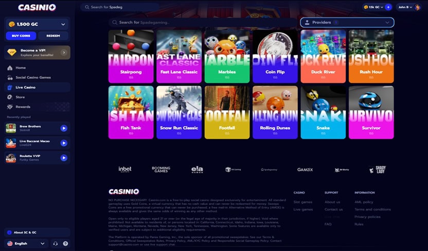 Casinio Special Games
