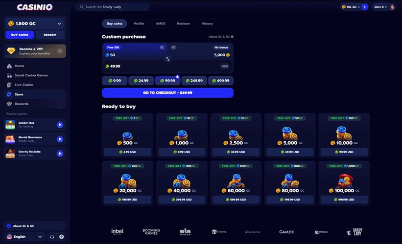 Casinio Store