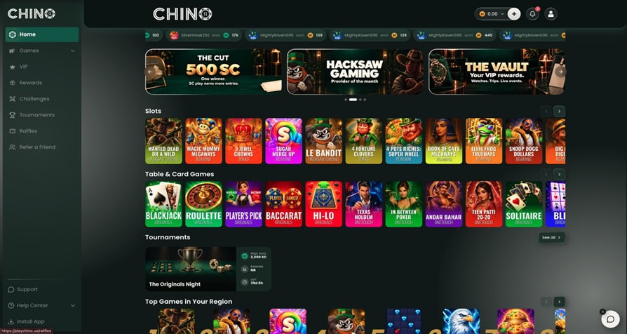 Chino Homepage