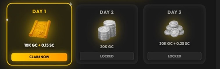 Fire Throne Daily Bonus