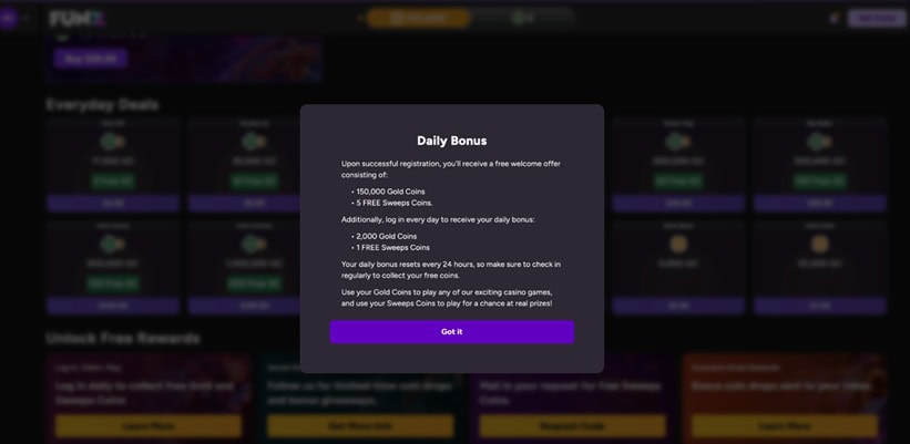 Funz Daily Bonus
