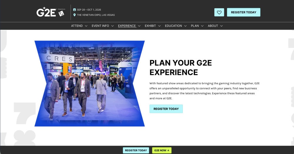g2e website