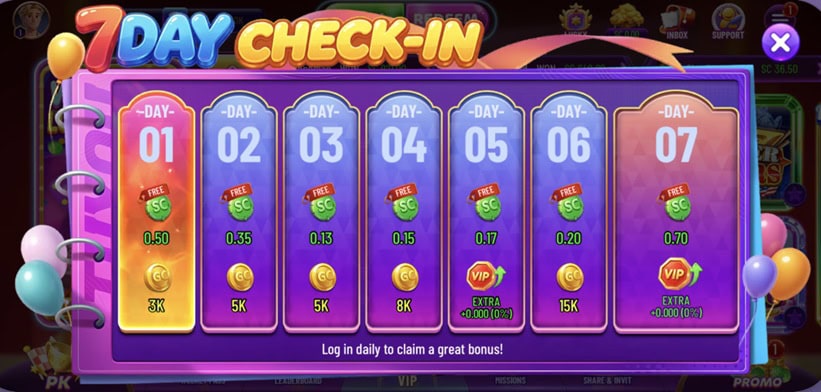Jackpot Dance Daily Bonus
