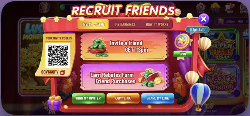 Jackpot Dance Referral Bonus