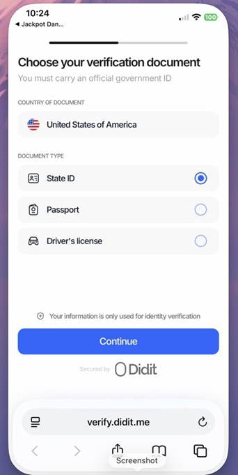Jackpot Dance Verification