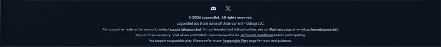 Lagoon.bet Footer