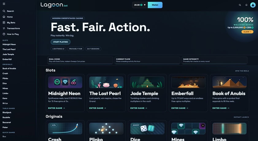 Lagoon.bet Homepage
