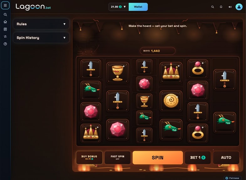 Lagoon.bet Slot Game