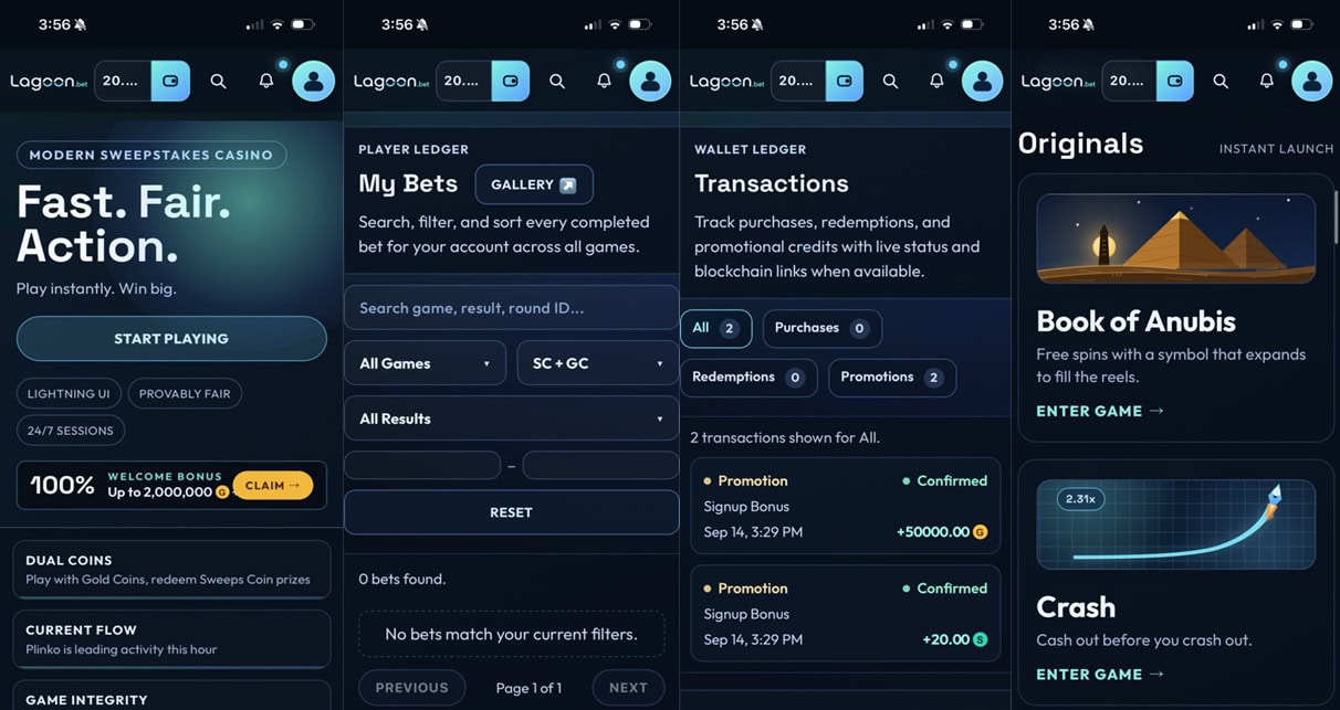 Lagoon.bet UX