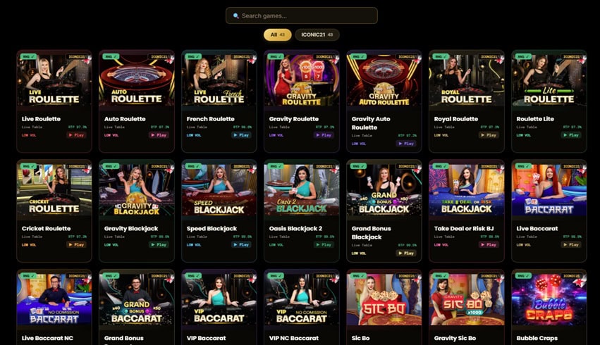 LuckStar Live Games