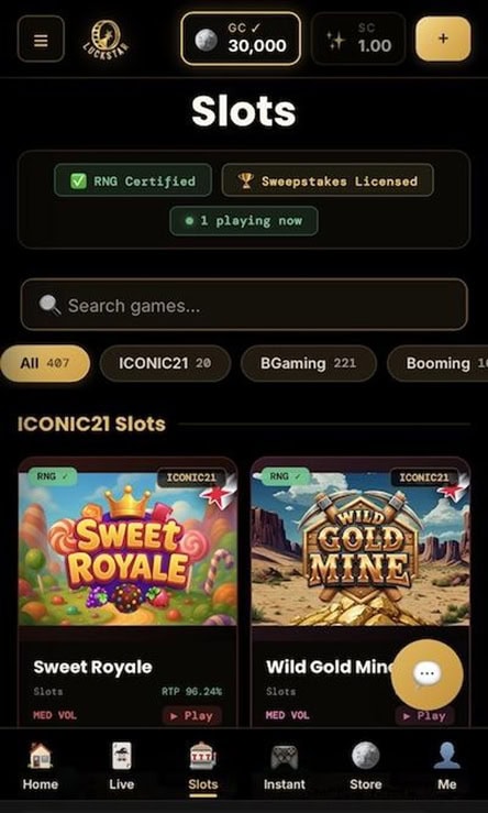 LuckStar UX
