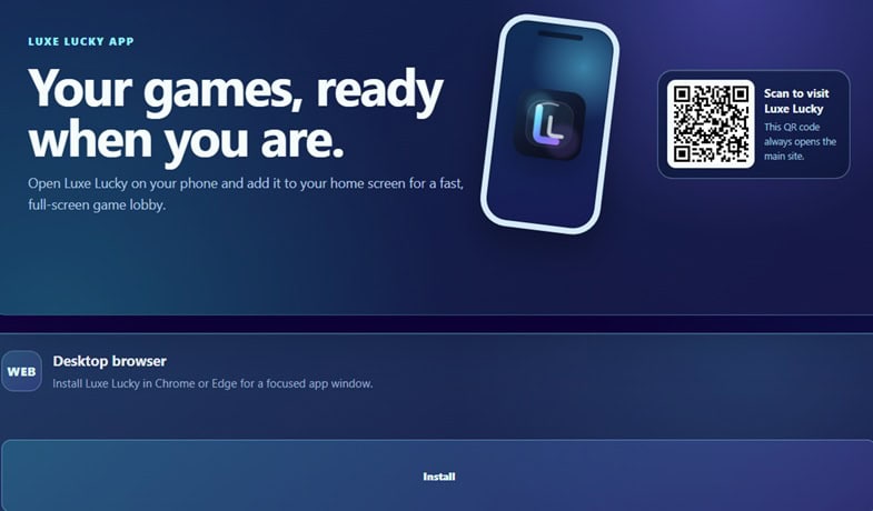 Luxe Lucky App