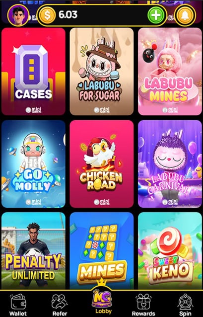 MovaCoins Arcade Games
