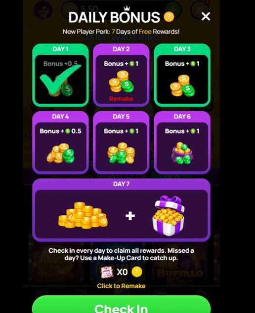 MovaCoins Daily Bonus