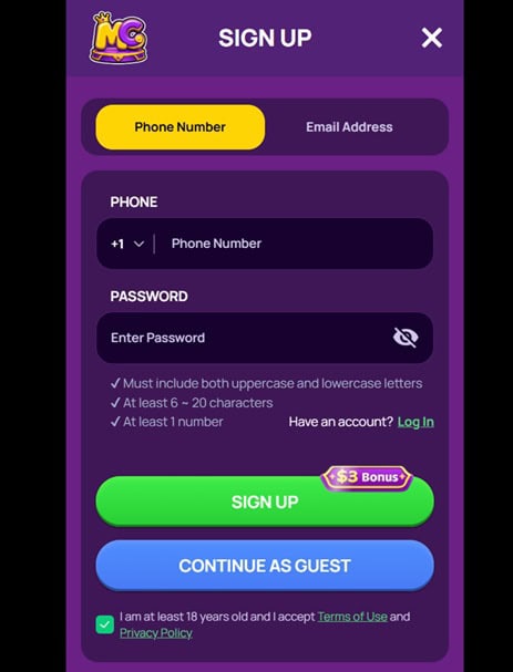 MovaCoins Register