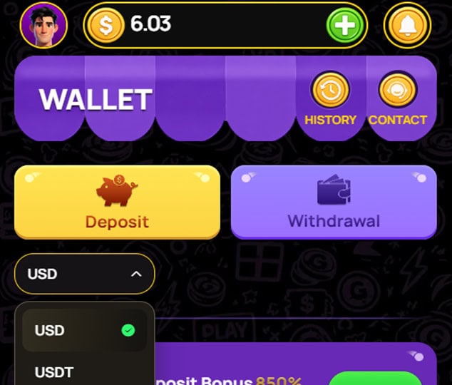 MovaCoins Wallet