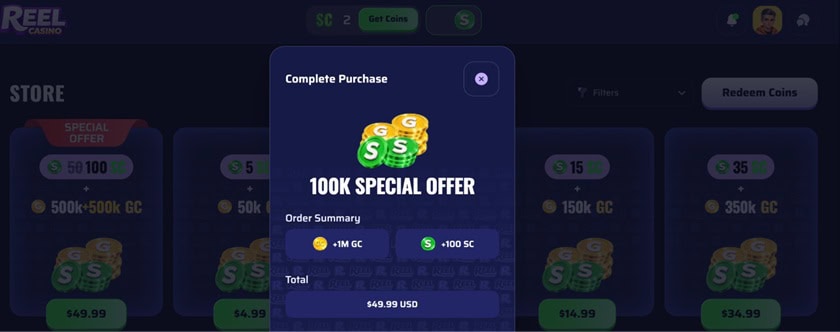 Reel Casino Deposit Bonus