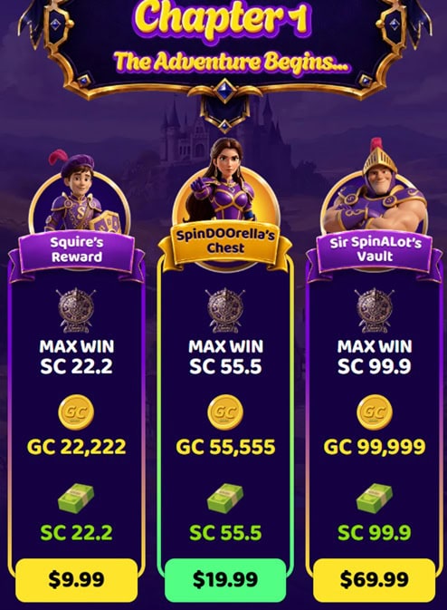 Spindoo Deposit Bonuses