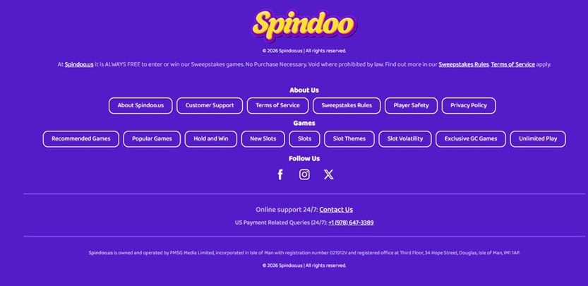 Spindoo Footer