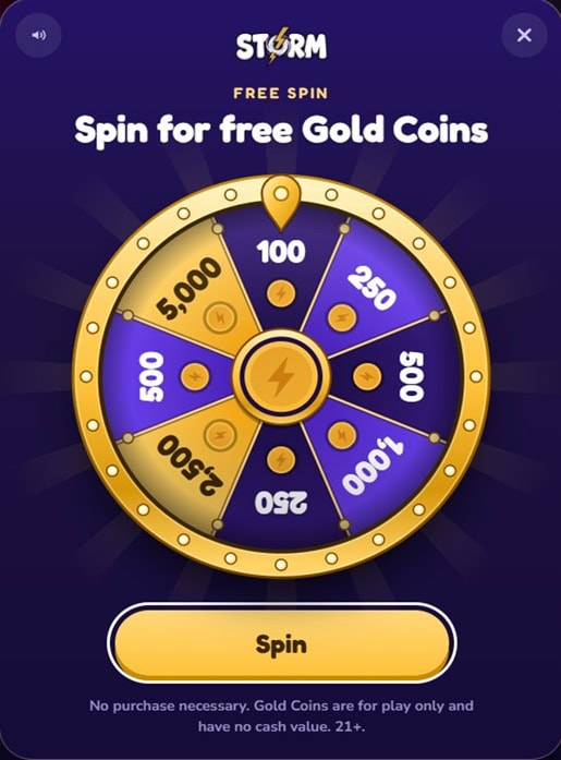 Storm.us Wheel Bonus