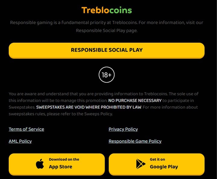 TrebloCoins Footer