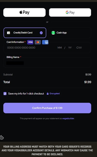 VegasBuilder Banking