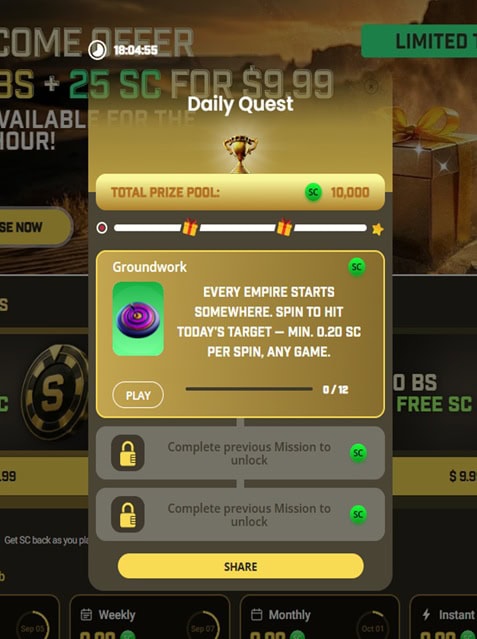 VegasBuilder Daily Quest