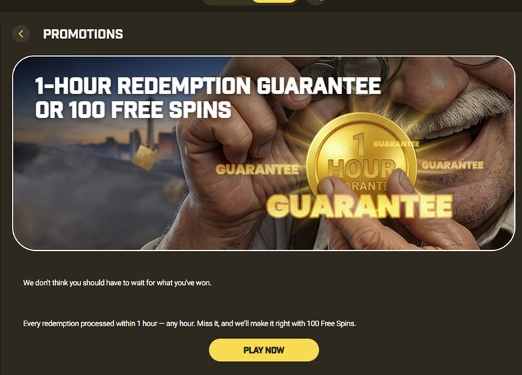 VegasBuilder Redeem Promo