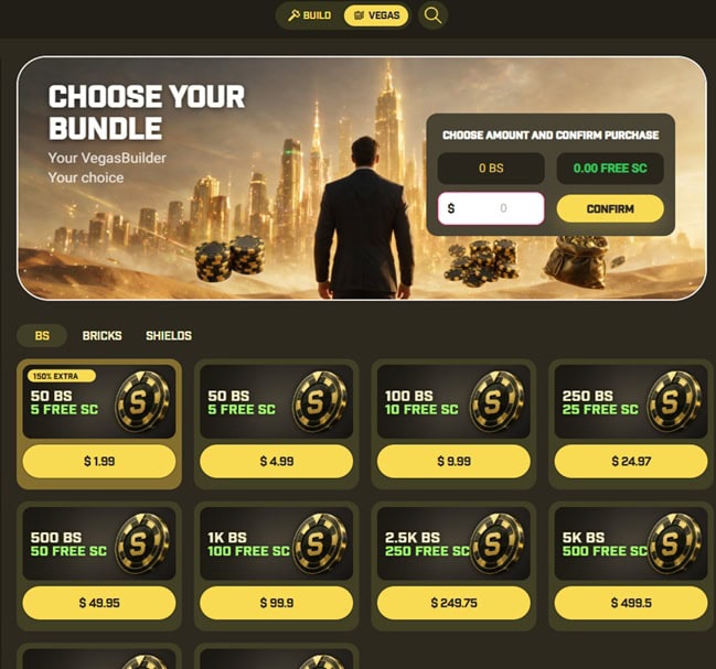 VegasBuilder Store