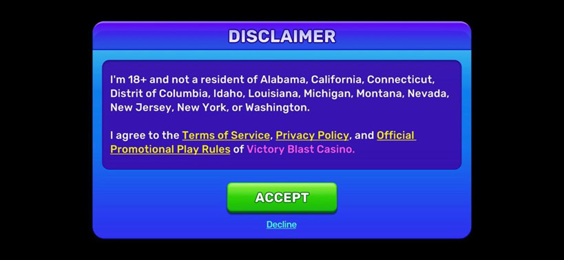 Victory Blast States