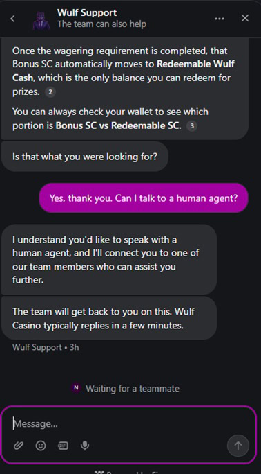 Wulf Support