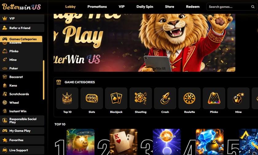 BetterWin.us UX