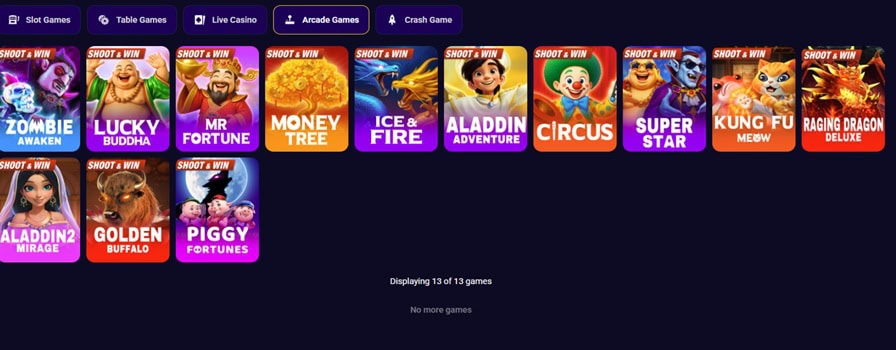 BSweeps Arcade Games