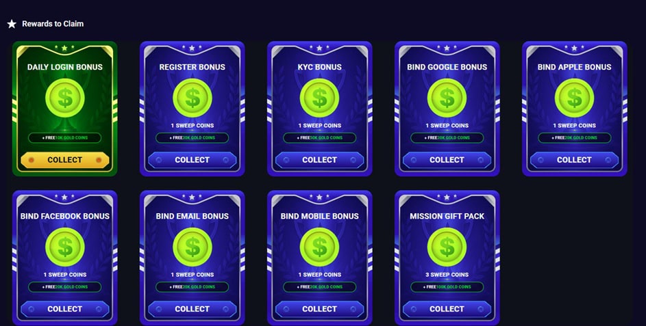 BSweeps Daily Bonus